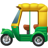Auto Rickshaw emoji, Apple, iOS 17.4