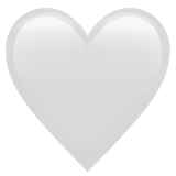 White Heart emoji, Apple, iOS 17.4