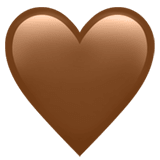 Brown Heart emoji, Apple, iOS 17.4