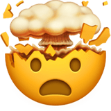 Exploding Head emoji, Apple, iOS 17.4