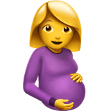 Pregnant Woman emoji, Apple, iOS 17.4