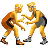 People Wrestling emoji, Apple, iOS 17.4