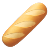Baguette Bread emoji, Apple, iOS 17.4