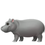 Hippopotamus emoji, Apple, iOS 17.4