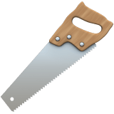 Carpentry Saw emoji, Apple, iOS 17.4