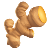 Ginger Root emoji, Apple, iOS 17.4