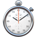 Stopwatch emoji, Apple, iOS 17.4