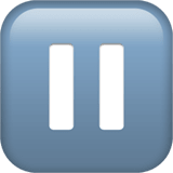 Pause Button emoji, Apple, iOS 17.4