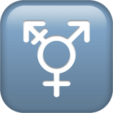 Transgender Symbol emoji, Apple, iOS 17.4