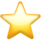 Star emoji, Apple, iOS 17.4