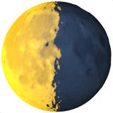 Last Quarter Moon emoji, Apple, iOS 18.4