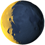 Waning Crescent Moon emoji, Apple, iOS 18.4