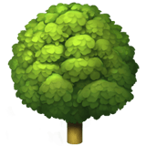Deciduous Tree emoji, Apple, iOS 18.4