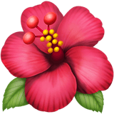 Hibiscus emoji, Apple, iOS 18.4