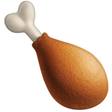 Poultry Leg emoji, Apple, iOS 18.4