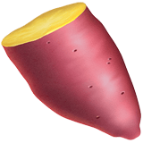 Roasted Sweet Potato emoji, Apple, iOS 18.4