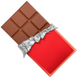 Chocolate Bar emoji, Apple, iOS 18.4