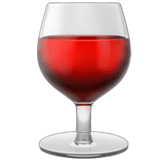 Wine Glass emoji, Apple, iOS 18.4