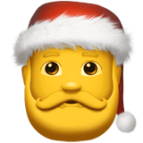 Santa Claus emoji, Apple, iOS 18.4