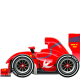 Racing Car emoji, Apple, iOS 18.4