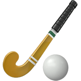 Field Hockey emoji, Apple, iOS 18.4