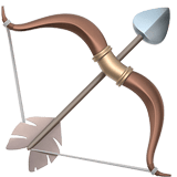 Bow and Arrow emoji, Apple, iOS 18.4