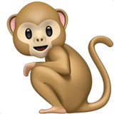Monkey emoji, Apple, iOS 18.4