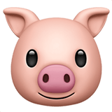 Pig Face emoji, Apple, iOS 18.4