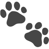 Paw Prints emoji, Apple, iOS 18.4