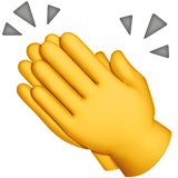 Clapping Hands emoji, Apple, iOS 18.4