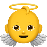 Baby Angel emoji, Apple, iOS 18.4