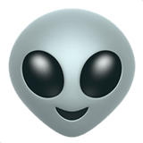 Alien emoji, Apple, iOS 18.4