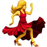 Woman Dancing emoji, Apple, iOS 18.4