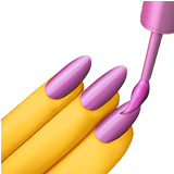 Nail Polish emoji, Apple, iOS 18.4