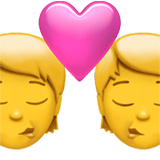 Kiss emoji, Apple, iOS 18.4