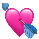 Heart with Arrow emoji, Apple, iOS 18.4