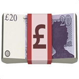 Pound Banknote emoji, Apple, iOS 18.4