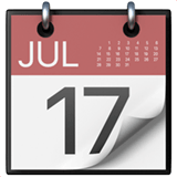 Tear-off Calendar emoji, Apple, iOS 18.4