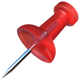 Pushpin emoji, Apple, iOS 18.4