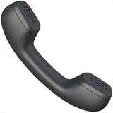 Telephone Receiver emoji, Apple, iOS 18.4