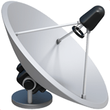 Satellite Antenna emoji, Apple, iOS 18.4