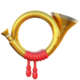 Postal Horn emoji, Apple, iOS 18.4