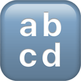 Input Latin Lowercase emoji, Apple, iOS 18.4