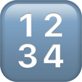 Input Numbers emoji, Apple, iOS 18.4