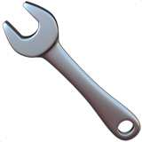 Wrench emoji, Apple, iOS 18.4