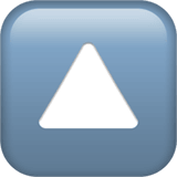 Upwards Button emoji, Apple, iOS 18.4