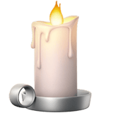 Candle emoji, Apple, iOS 18.4