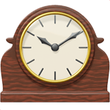 Mantelpiece Clock emoji, Apple, iOS 18.4