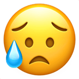 Sad But Relieved Face emoji, Apple, iOS 18.4