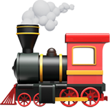 Locomotive emoji, Apple, iOS 18.4